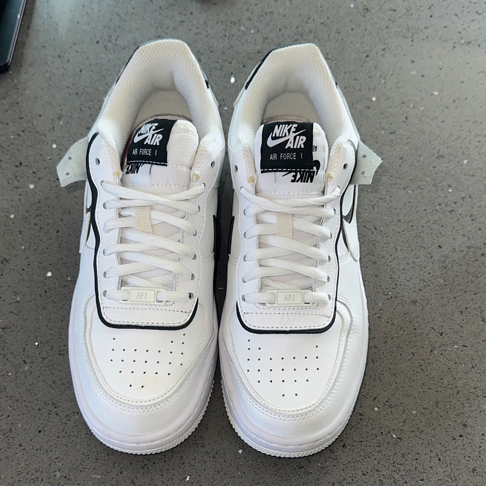 Nike Air Force 1 White with Black Details
